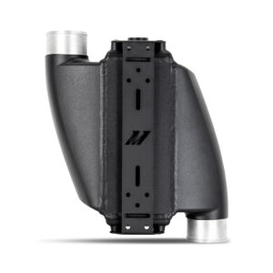 Mishimoto MMINT-A2W-SPR-3 air-to-water intercooler with bar-and-plate aluminum core and cast end tanks