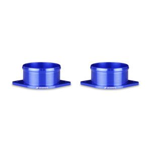 Mishimoto CNC-machined billet aluminum inlet/outlet adapter kit for 2021+ Ford Bronco stock intercooler