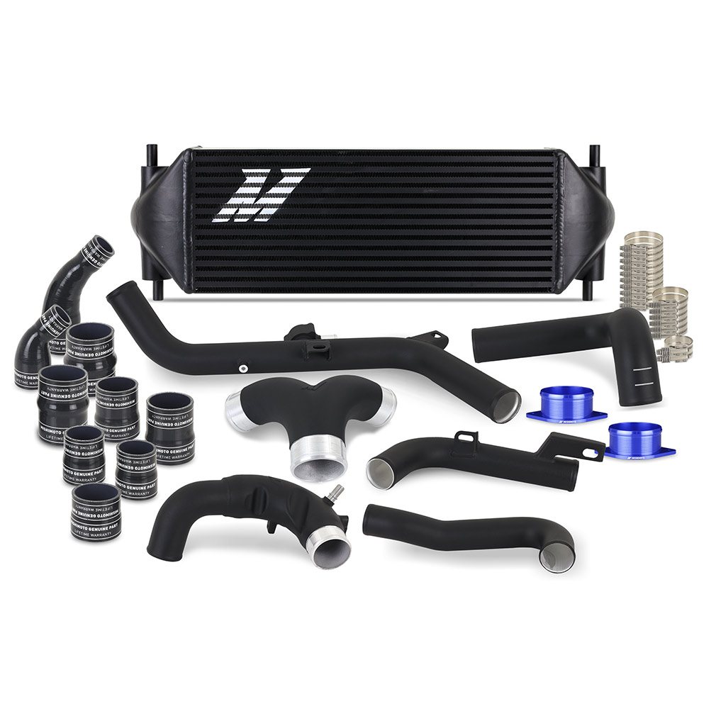Mishimoto Performance Intercooler and Pipe Kit in black for 2021+ Ford Bronco 2.7L EcoBoost