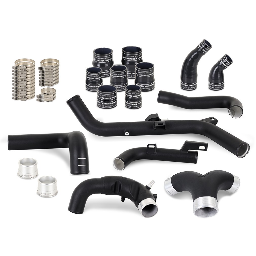 Mishimoto Silicone Boots with DuraCore technology included in Bronco intercooler pipe kit