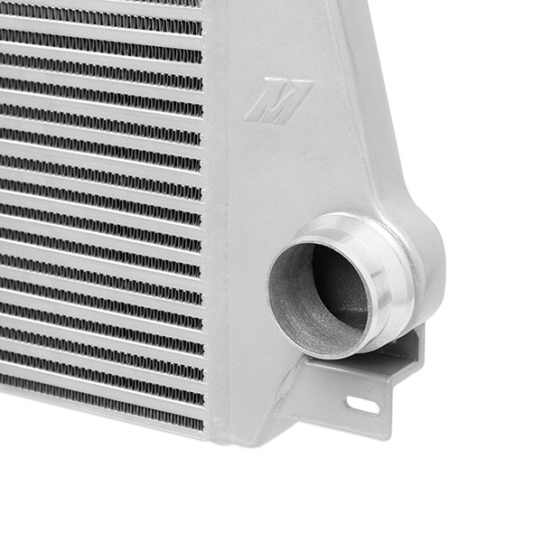 Direct-fit bar-and-plate intercooler core with 2.4-inch inlet and outlet for Camaro 2.0T and ATS 2.0T