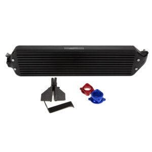 Mishimoto MMINT-CIV-16BK black bar-and-plate performance intercooler for 2016-2021 Honda Civic 1.5T and Si
