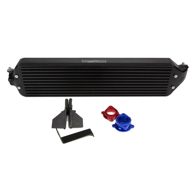 Mishimoto MMINT-CIV-16BK black bar-and-plate performance intercooler for 2016-2021 Honda Civic 1.5T and Si