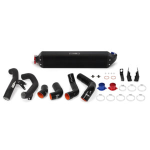 Mishimoto MMINT-CIV-16KBKWBK black bar-and-plate intercooler for 2016-2021 Honda Civic 1.5T and Si