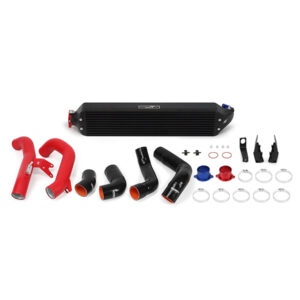 Mishimoto MMINT-CIV-16KBKWRD black bar-and-plate intercooler for 2016-2021 Honda Civic 1.5T and Si
