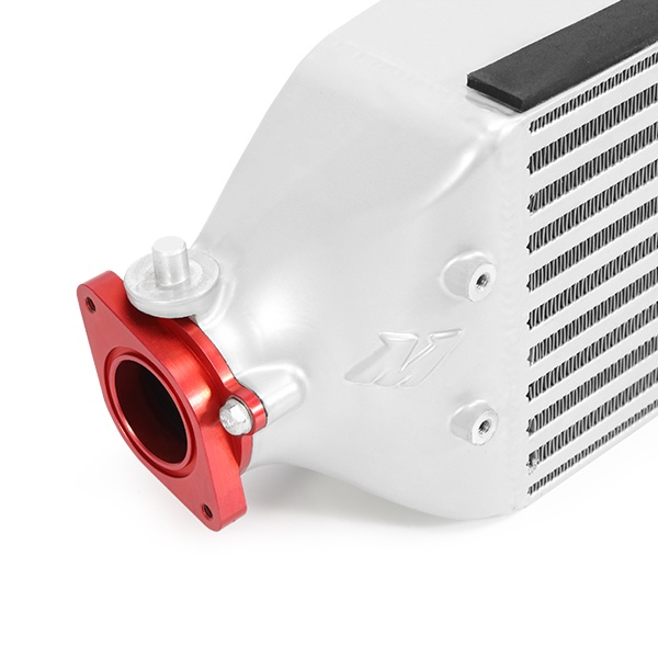 Mishimoto silver intercooler with black piping kit for 2016-2020 Honda Civic Si