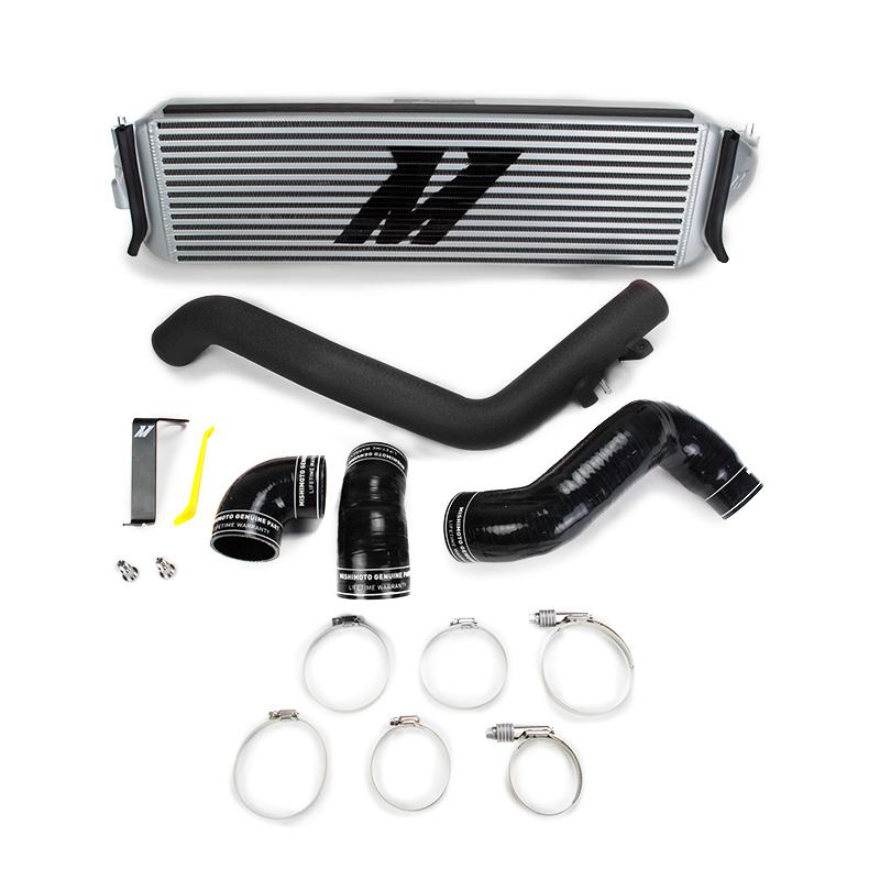 Mishimoto Performance Intercooler Kit with silver bar-and-plate core for 2017-2021 Honda Civic Type R