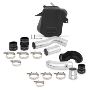 Mishimoto MMINT-F2D-11KBKP black intercooler kit for 2011+ Ford 6.7L Powerstroke Super Duty trucks