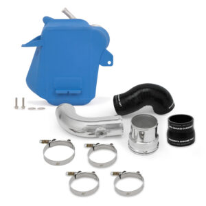 Mishimoto MMINT-F2D-17BL intercooler with cast aluminum end tanks for 2017+ Ford Super Duty 6.7L Powerstroke