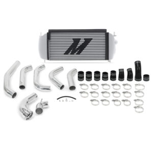 Mishimoto MMINT-F35T-15KPSL silver intercooler with polished aluminum piping for 2015-2016 F-150 EcoBoost