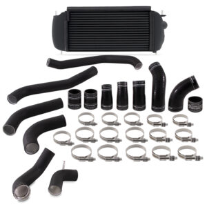 Mishimoto MMINT-F35T-17KBBK black intercooler and wrinkle black pipe kit for 2017-2020 F-150 3.5L EcoBoost