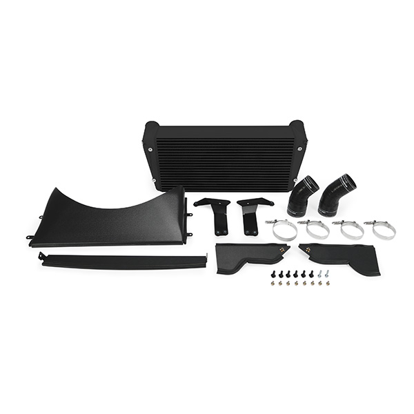 Mishimoto MMINT-RAM-13BK Stealth Black bar-and-plate intercooler for 2013-2018 Ram 6.7L Cummins