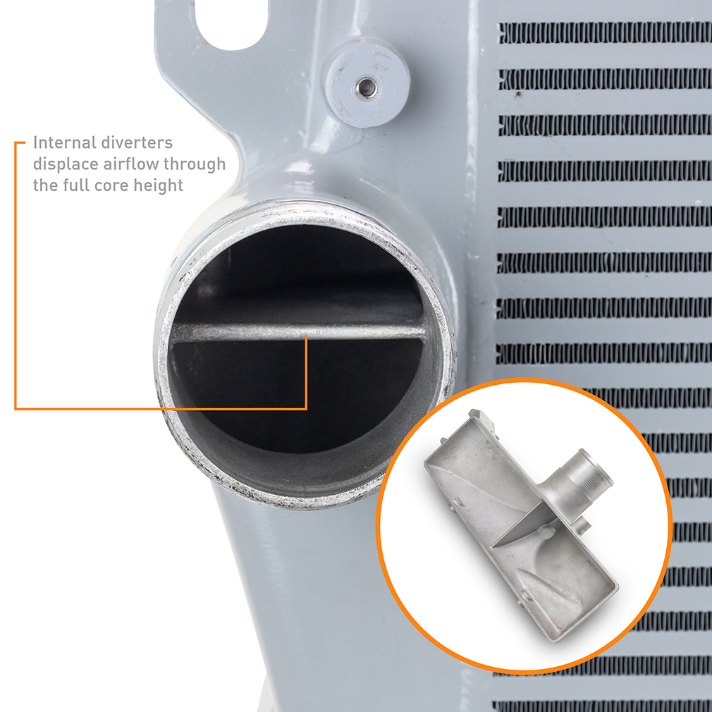 Mishimoto Lifetime Warranty performance intercooler kit contents for Ram 2500 and 3500 6.7L Cummins