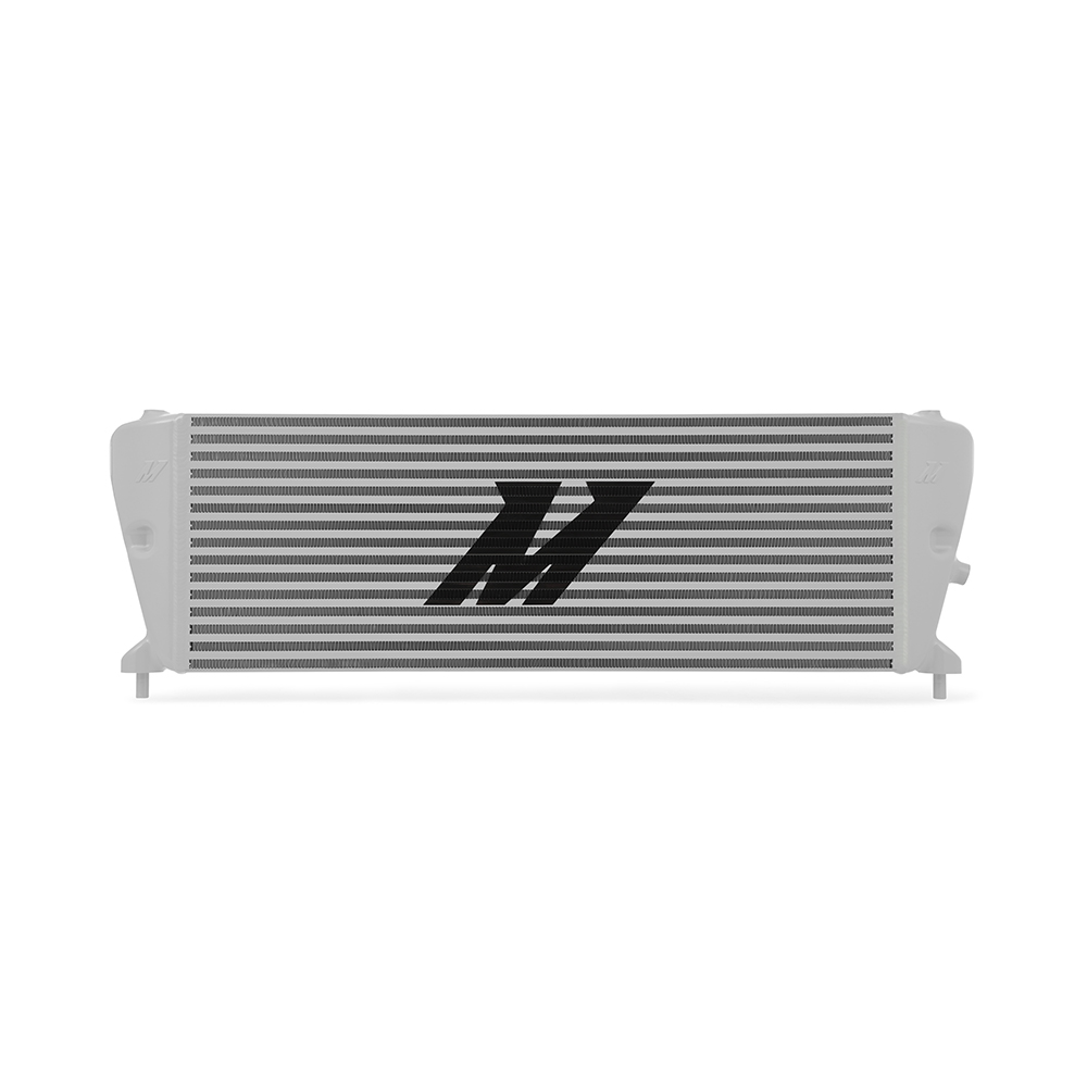 Polished aluminum mandrel-bent intercooler piping included with Mishimoto Ranger 3.2L diesel kit