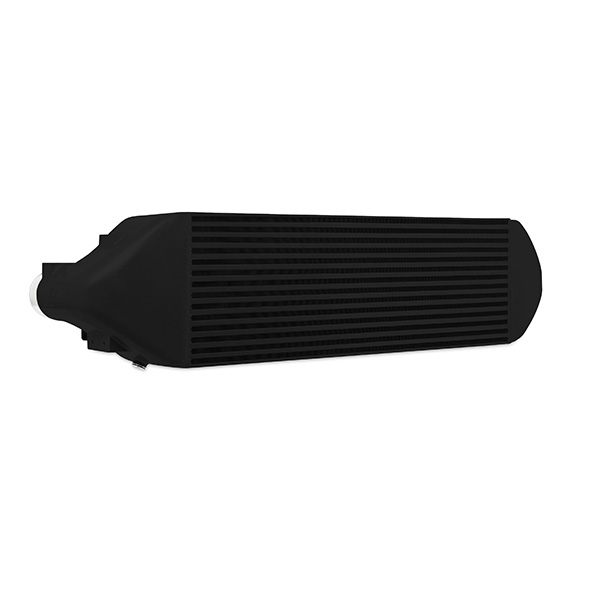 Aluminum TIG-welded intercooler core with air diversion plates for the Ford Focus RS