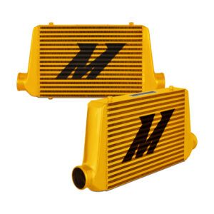 Mishimoto MMINT-UGG universal gold bar-and-plate intercooler front view