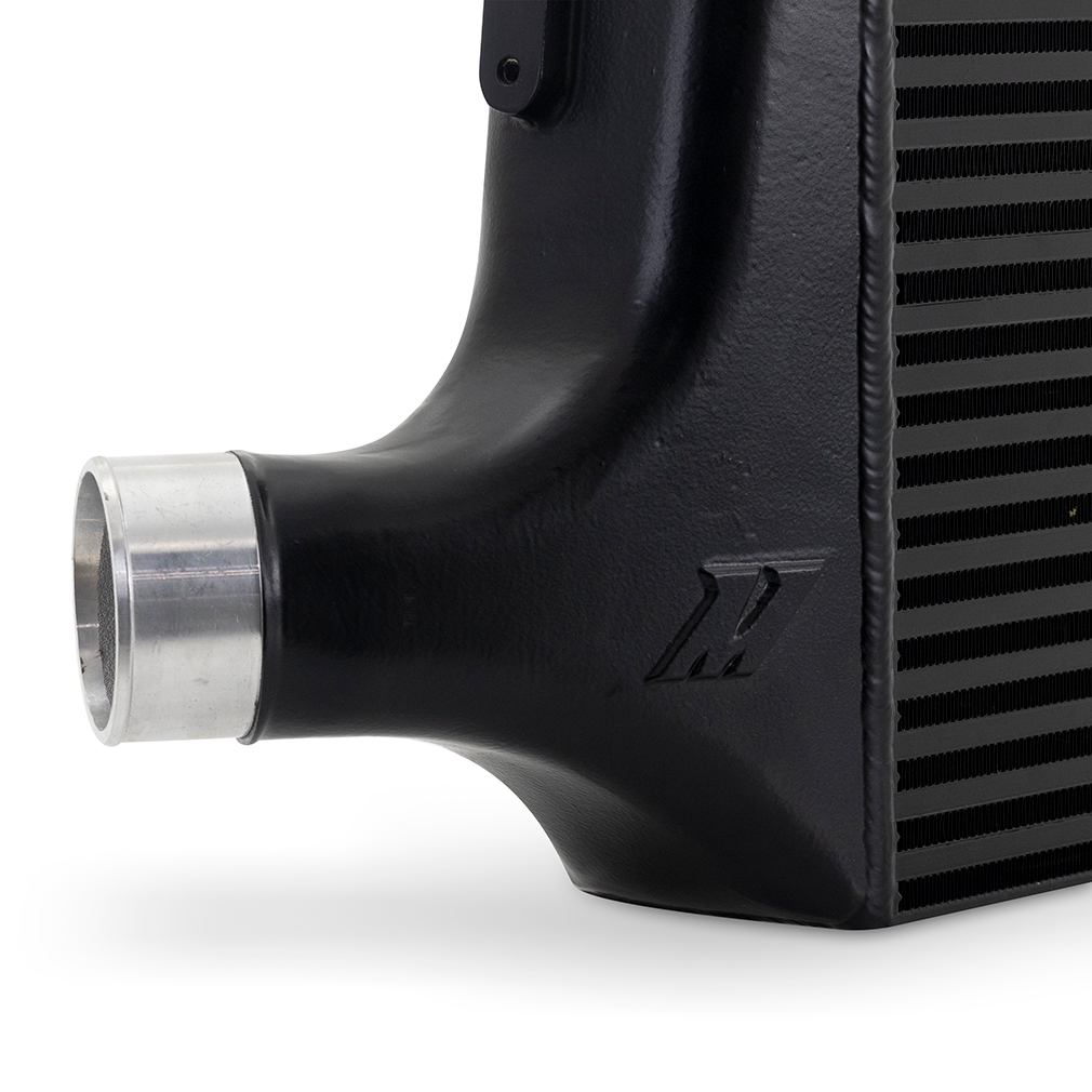 Mishimoto universal L-line intercooler harness and sensor mounting bracket detail