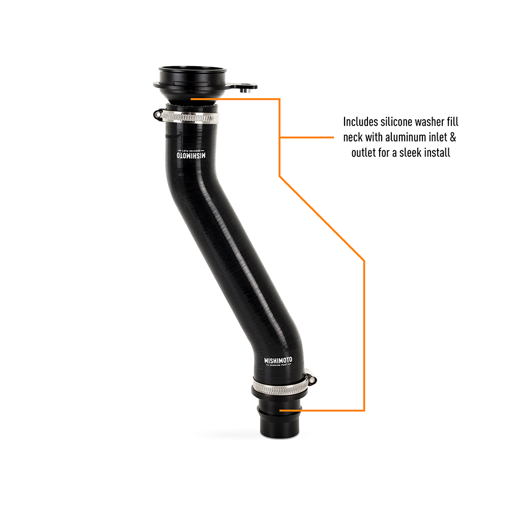 Mishimoto intercooler kit pipe and boot kit with black silicone couplers and hose clamps