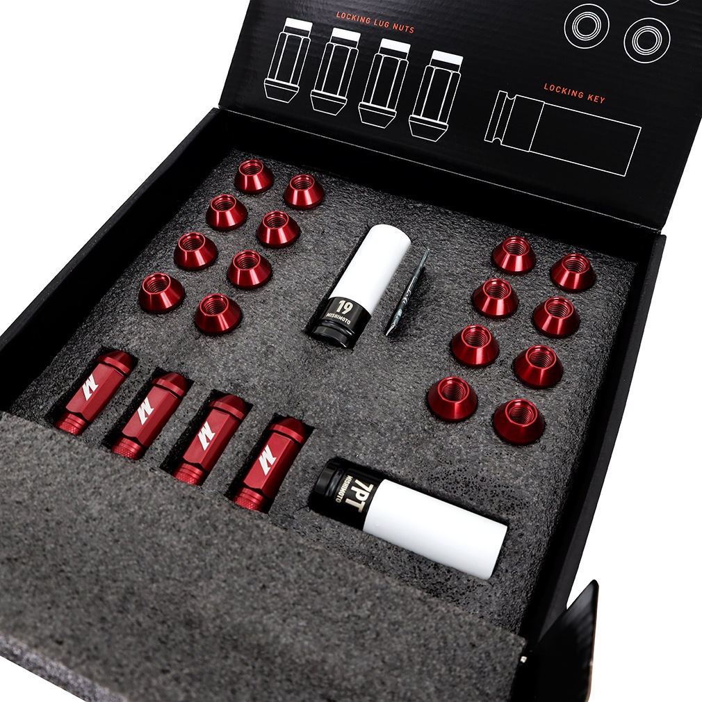 Mishimoto Aluminum Locking Lug Nuts M12x1.5 Red - MMLG-15-20LRD - Image 7