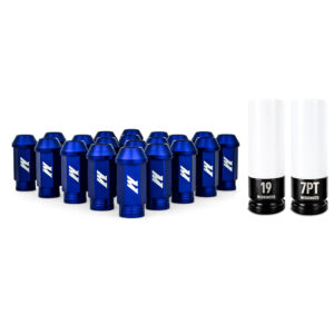 Mishimoto Aluminum Locking Lug Nuts MMLG-15-20LBL kit with non-marring socket and key
