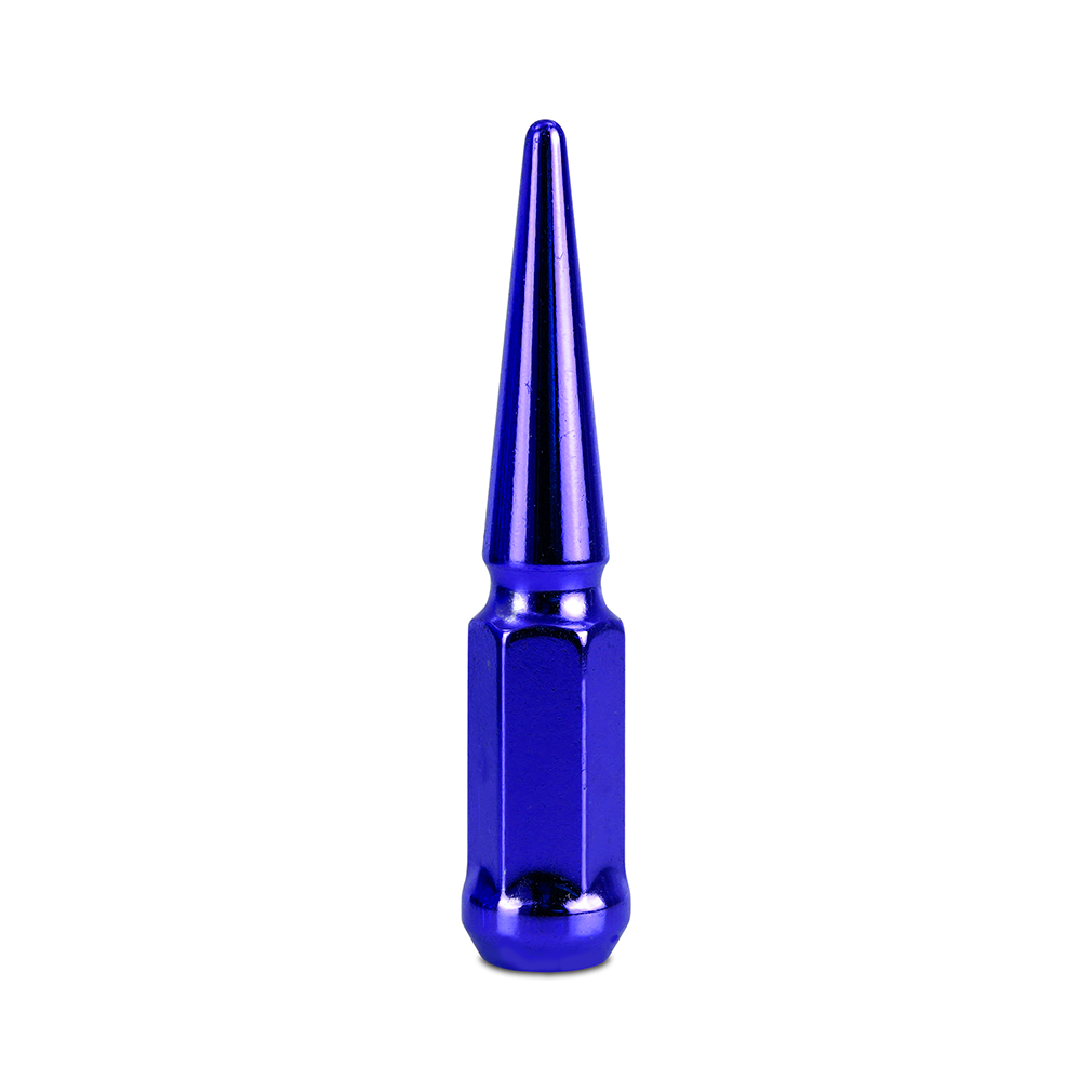 Included Mishimoto deep-well socket with 19mm and 21mm hex ends for spiked lug nuts