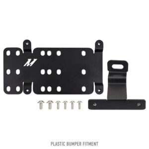 Mishimoto MMLP-BR-21S steel license plate relocation bracket for 2021+ Ford Bronco