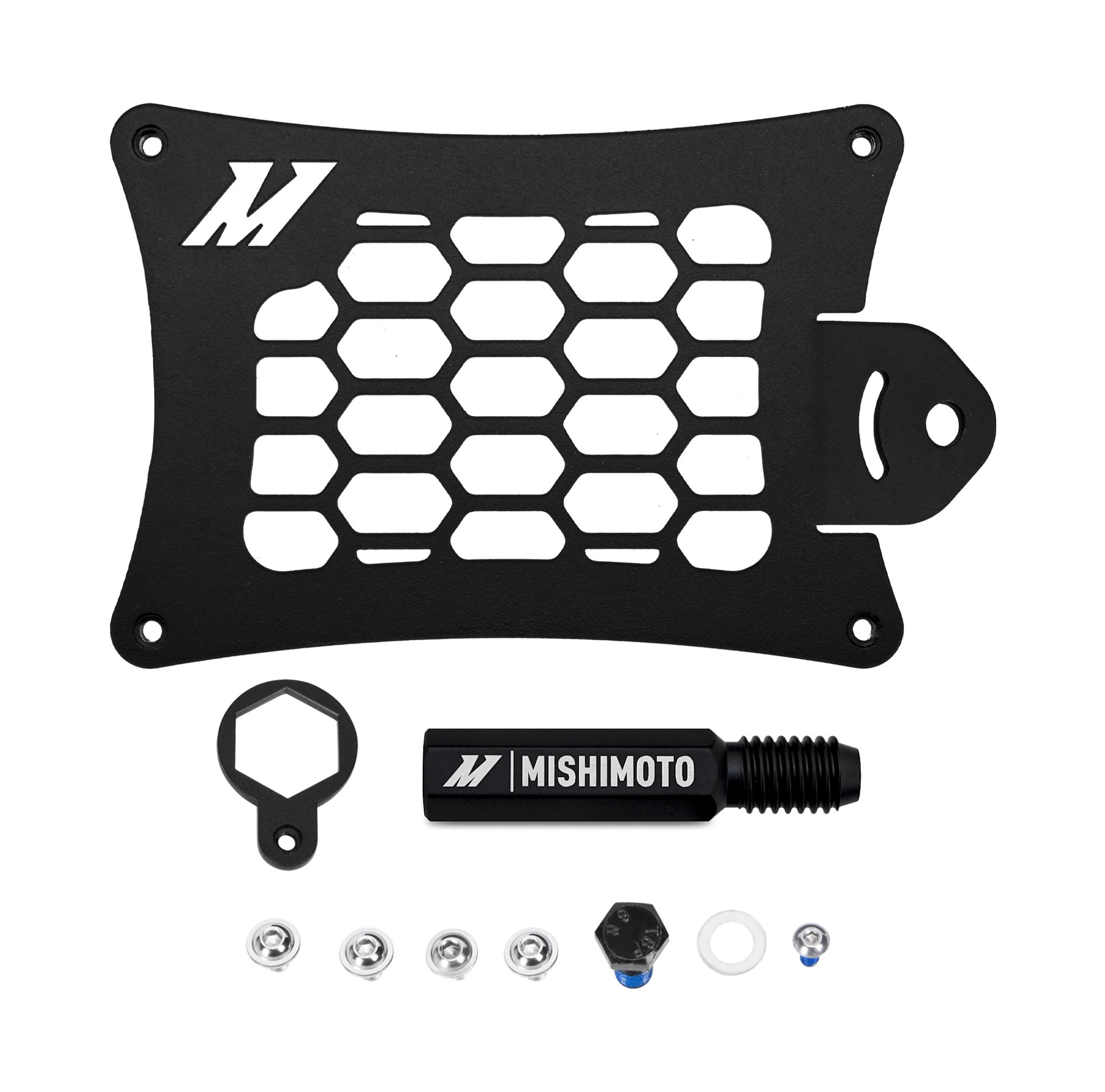 Mishimoto MMLP-F80-15 license plate relocation kit for 2015-2020 BMW F8X M3 and M4