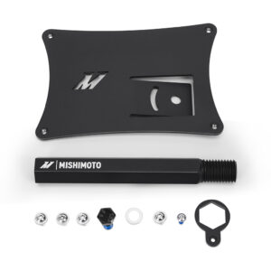 Mishimoto MMLP-Z-23 black aluminum license plate relocation kit for 2023+ Nissan Z
