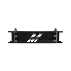 Mishimoto MMOC-10-6BK black 10-row stacked plate universal fluid cooler