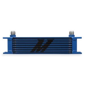 Mishimoto MMOC-10BL 10 Row Blue anodized bar-and-plate oil cooler kit