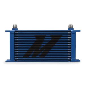 Mishimoto 19 Row Blue Oil Cooler Kit MMOC-19BL bar-and-plate core with AN fittings
