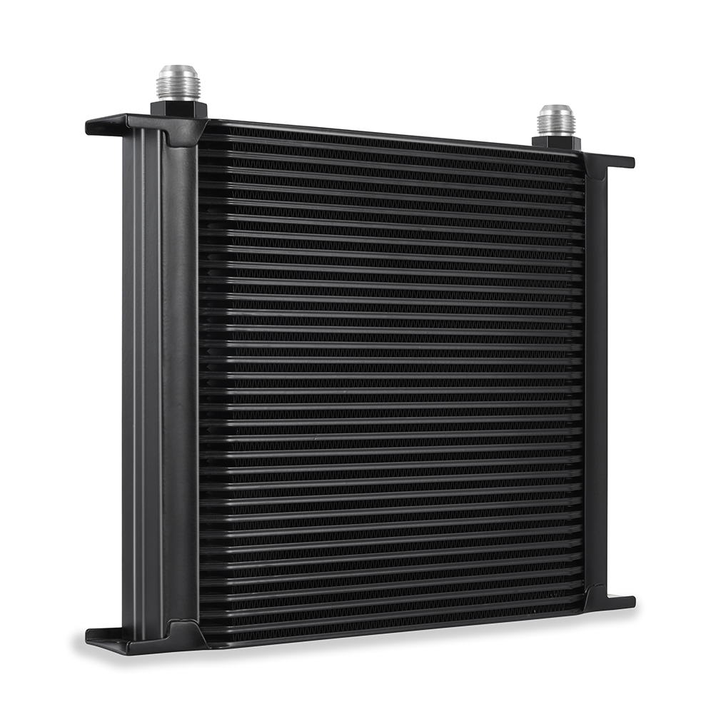 Mishimoto oil cooler core measuring 10.04 inches high by 11.53 inches wide