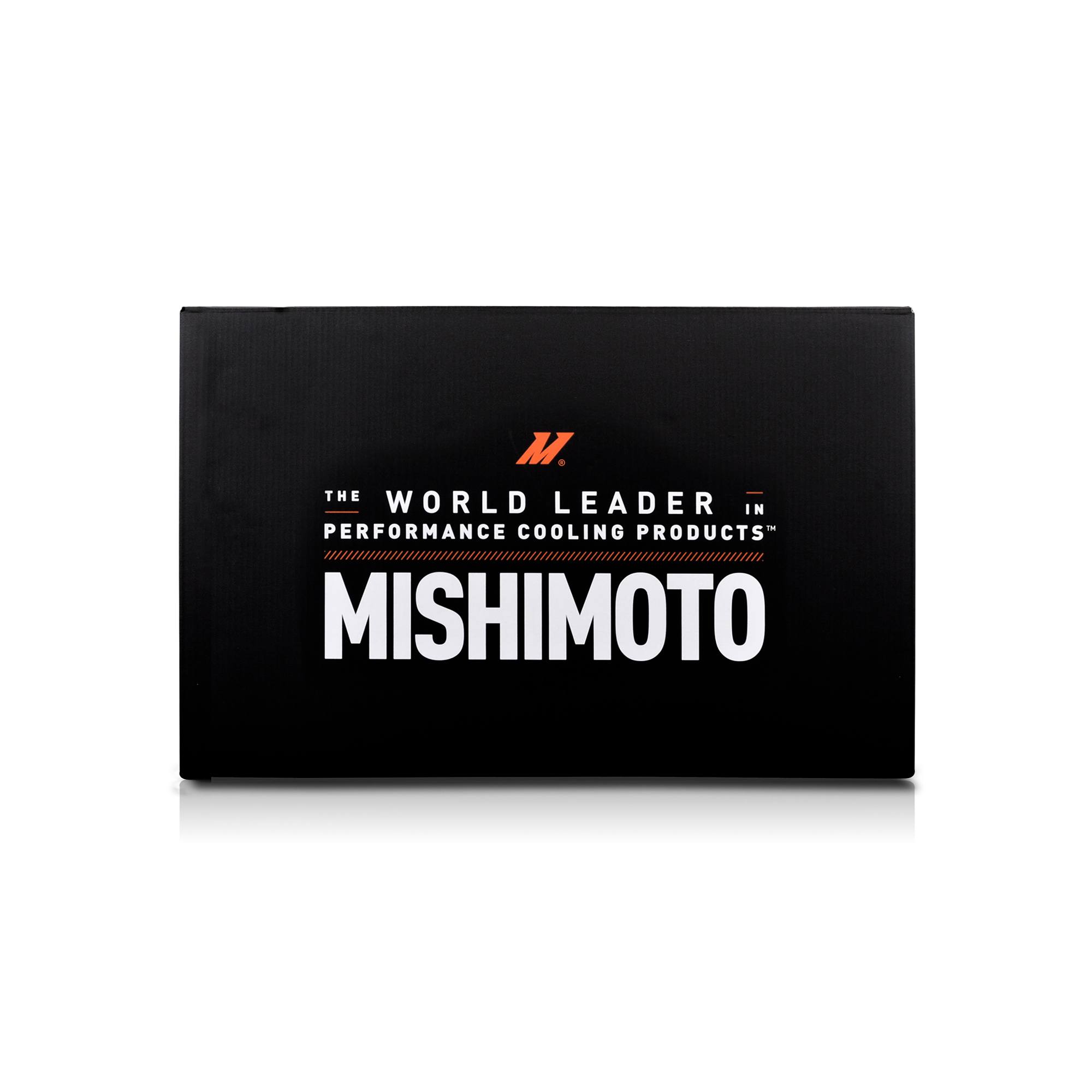 Mishimoto oil cooler bracket kit mounted for maximum airflow on Honda Civic Type R