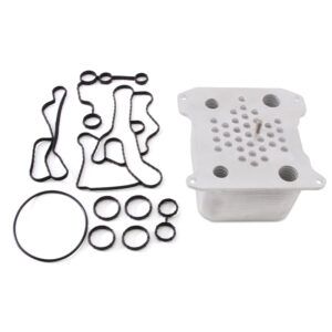 Mishimoto MMOC-F2D-08 stock replacement oil cooler for 2008-2010 Ford 6.4L Powerstroke