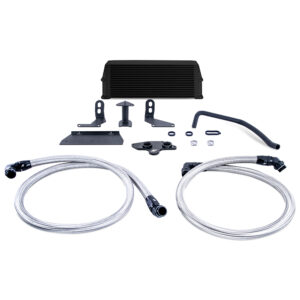 Mishimoto MMOC-F2D-11KBK black performance oil cooler kit for 2011-2019 Ford 6.7L Powerstroke