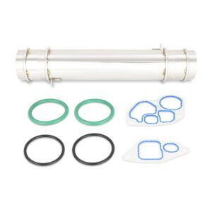 Mishimoto MMOC-F2D-94 direct-fit oil cooler for 1994-2003 Ford 7.3L Powerstroke trucks and vans
