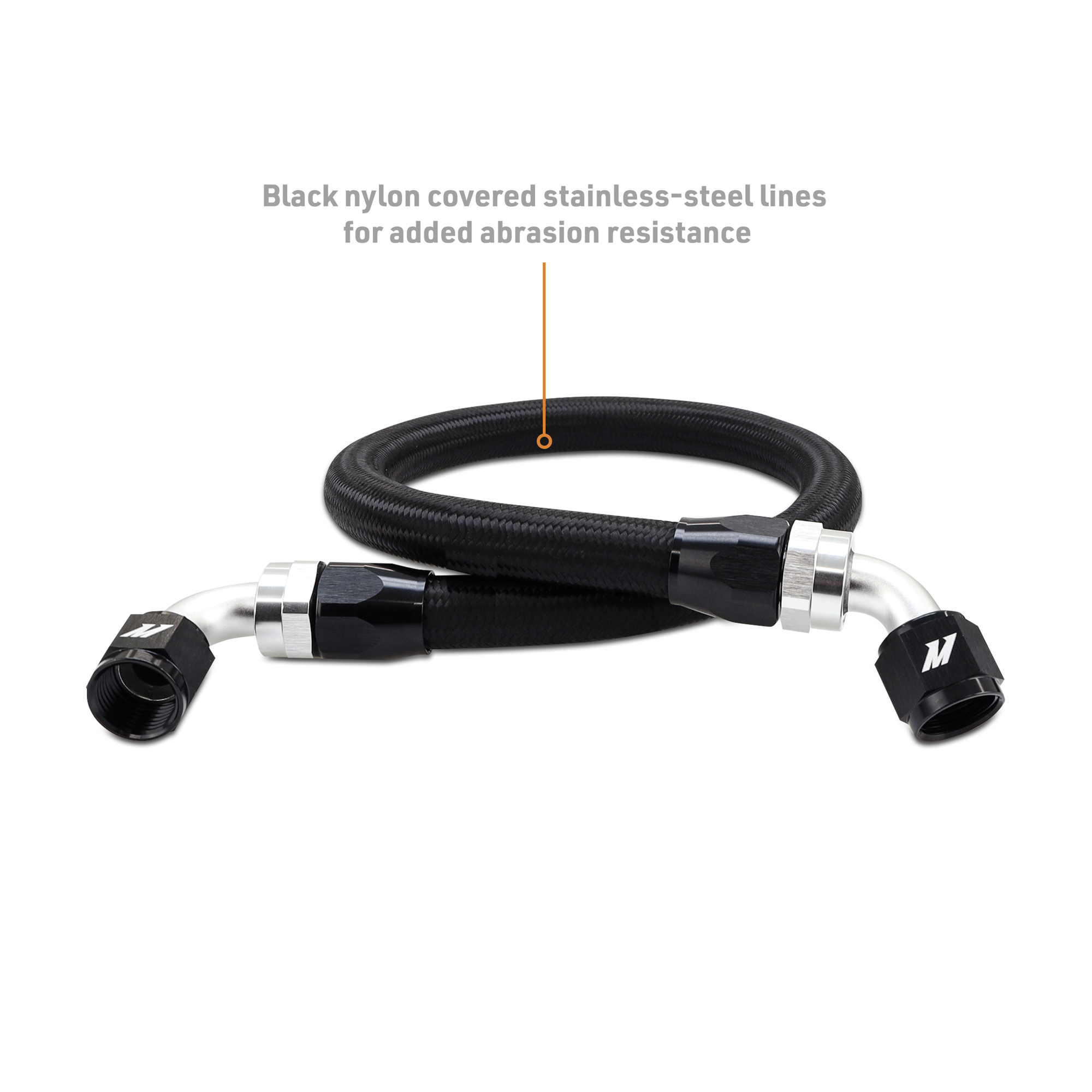 Anti-vibration mounting grommets on Mishimoto oil cooler kit for 2023+ Toyota GR Corolla