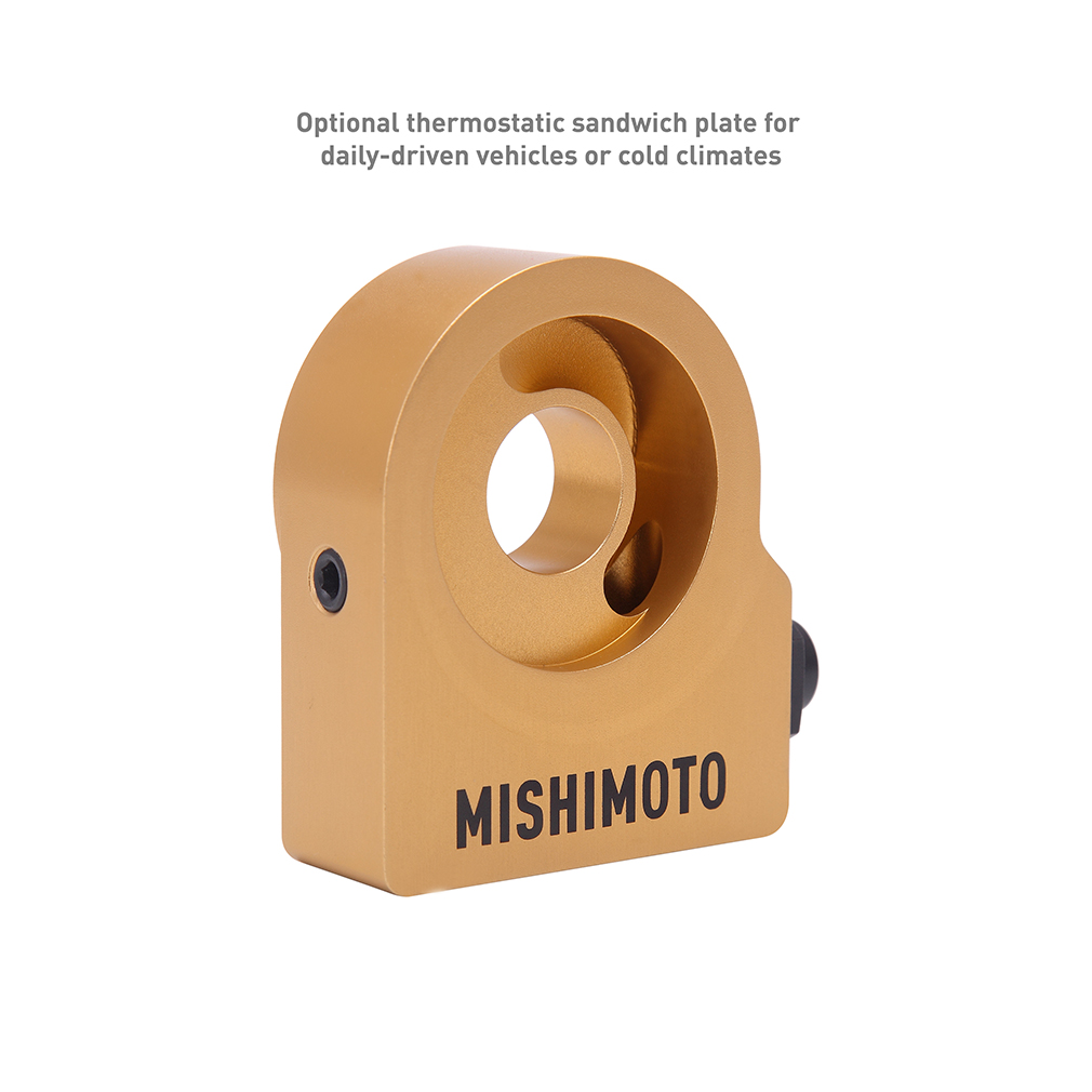 Mishimoto performance oil cooler kit components laid out for 2023+ Toyota GR Corolla installation