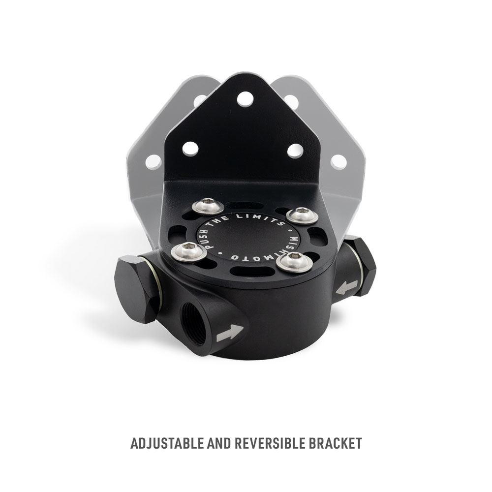 Mishimoto Remote Oil Filter Relocation Mount MMOC-RFH-34BK Black - Image 9