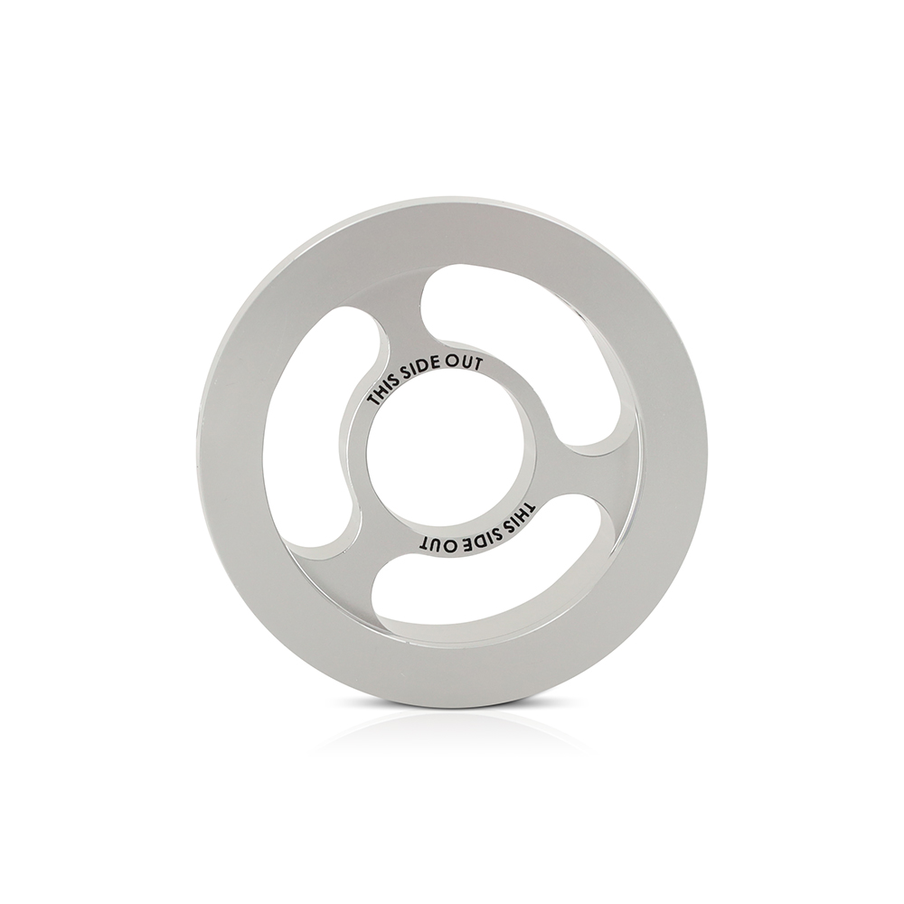 Stainless-steel oil filter center bolt included with Mishimoto oil filter spacer