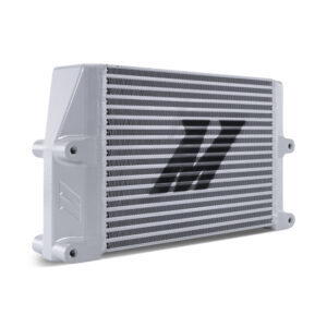 Mishimoto MMOC-SSO-10SL heavy-duty 17-row bar-and-plate fluid cooler in silver finish