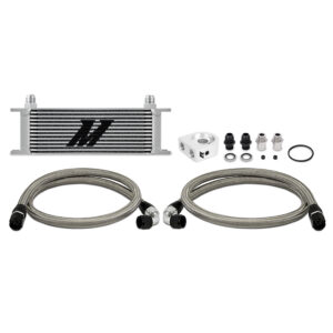 Mishimoto MMOC-U13SL silver anodized 13-row stacked plate universal oil cooler core