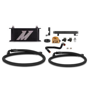 Mishimoto MMOC-WRX-22TBK 19-row black oil cooler kit for 2022+ Subaru WRX