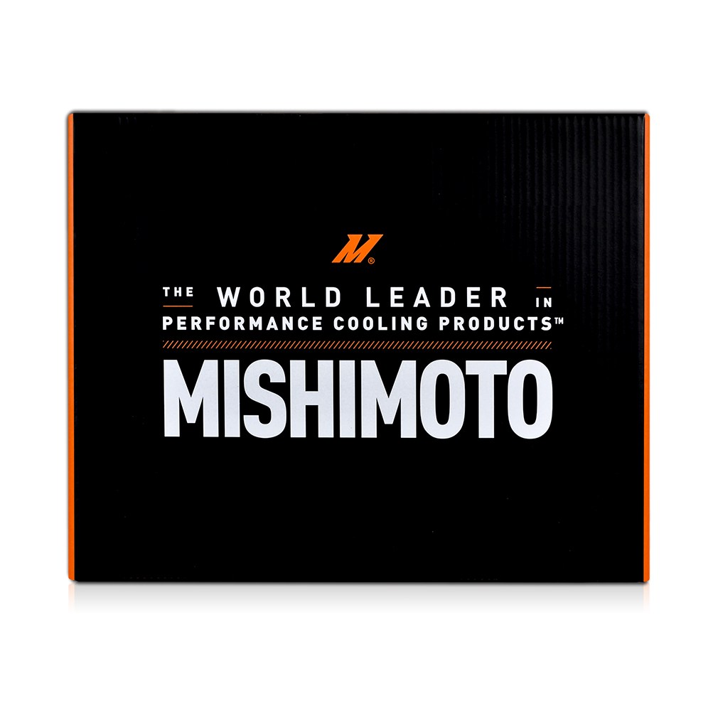 Mishimoto 19-row stacked plate oil cooler shown in Silver finish for Subaru WRX