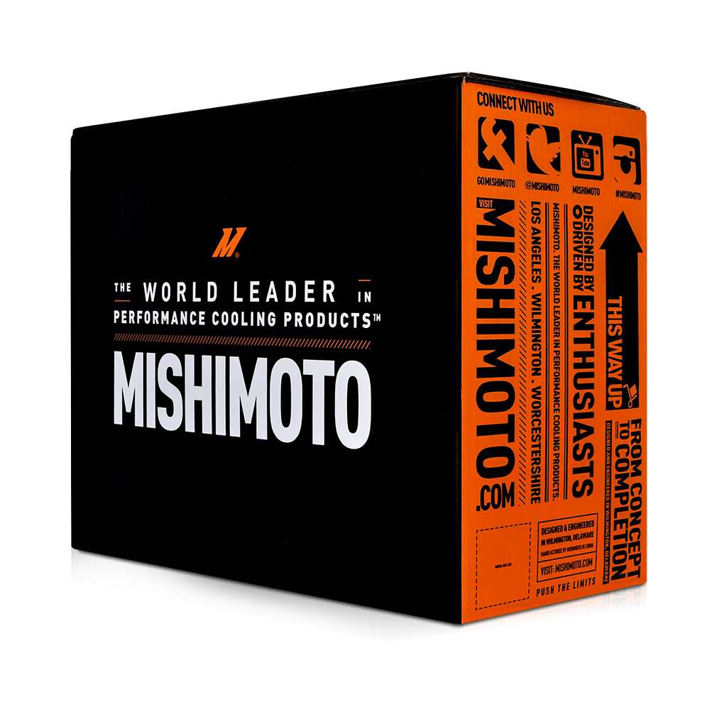 Mishimoto oil cooler kit components including banjo fittings and mounting hardware for WRX