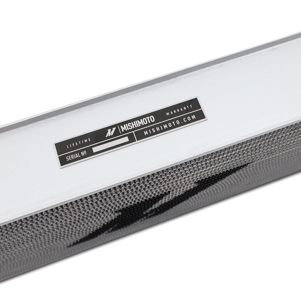 Mishimoto MMRAD-HE-03 universal air-to-water heat exchanger with aluminum TIG-welded end tanks