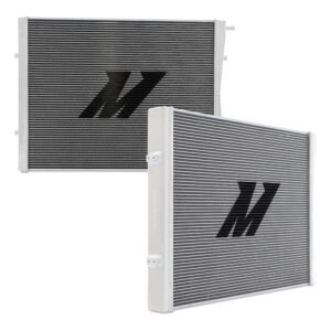 Mishimoto MMRAD-HE-04 Universal Air-to-Water Heat Exchanger with dual-pass 2-row aluminum core