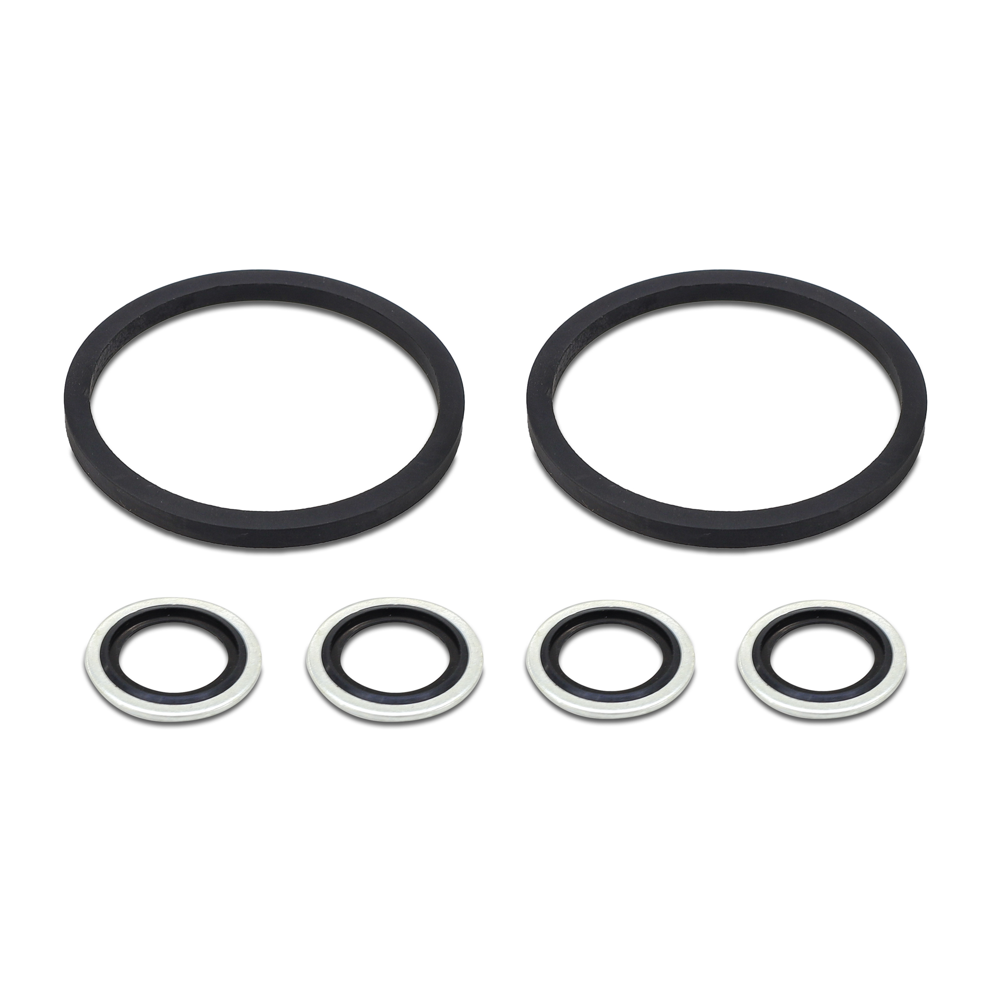 Mishimoto Oil Cooler Service Pack MMRP-OC with two square O-rings and four Dowty oil seals