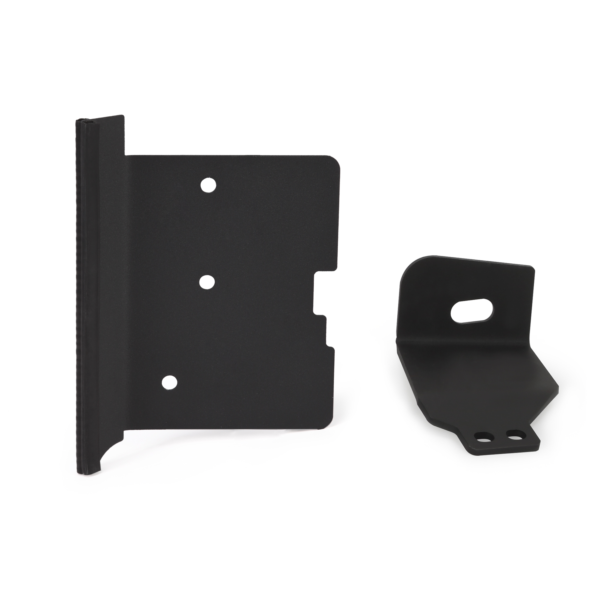 Mishimoto degas tank kit including lower coolant hose, cover plate, and steel bracket