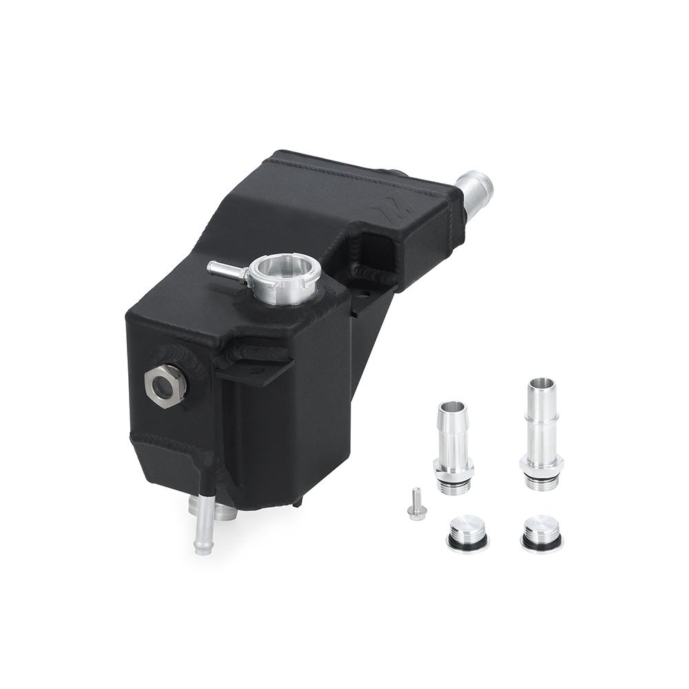 Mishimoto all-aluminum secondary degas tank for 2011+ Ford 6.7L Powerstroke Super Duty